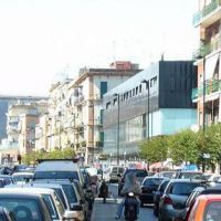 Via Arenaccia, in lontananza cavalcavia della Tangenziale Via Arenaccia