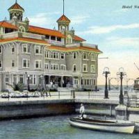 Naples,hotel Napoli, California, vecchia cartolina Naples,hotel Napoli california