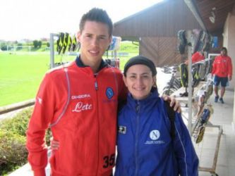 Fiorentina Rita del club Napoli Castiglione delle Stiviere (MN) con Marek club Napoli castglione
