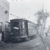 tram della Tpn alla Doganella-altezza Salesiani (Don Bosco) in occasione dei Defunti (vedi targhetta) tram della Tpn alla Doganella-altezza Salesiani